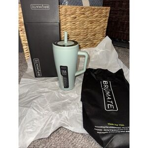 BruMate ERA 30oz Leakproof Straw Tumbler Matte Sage 100%‎ Leakproof NEW